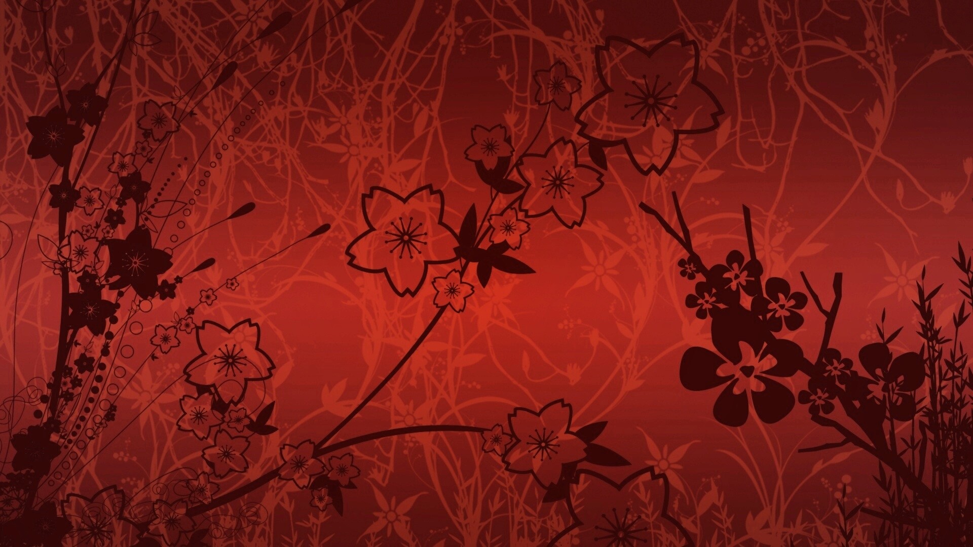 Цветы в векторе обои