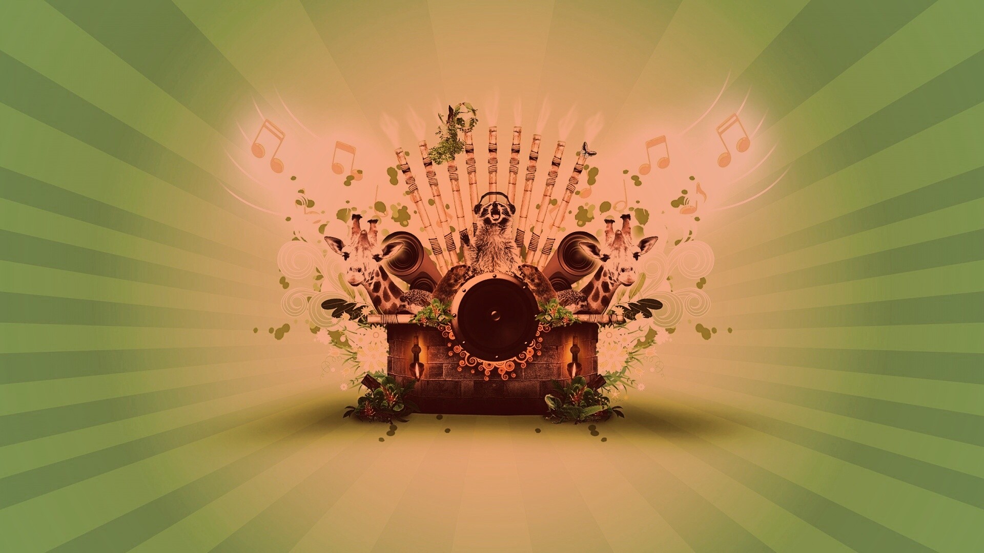 Музыка джунглей обои