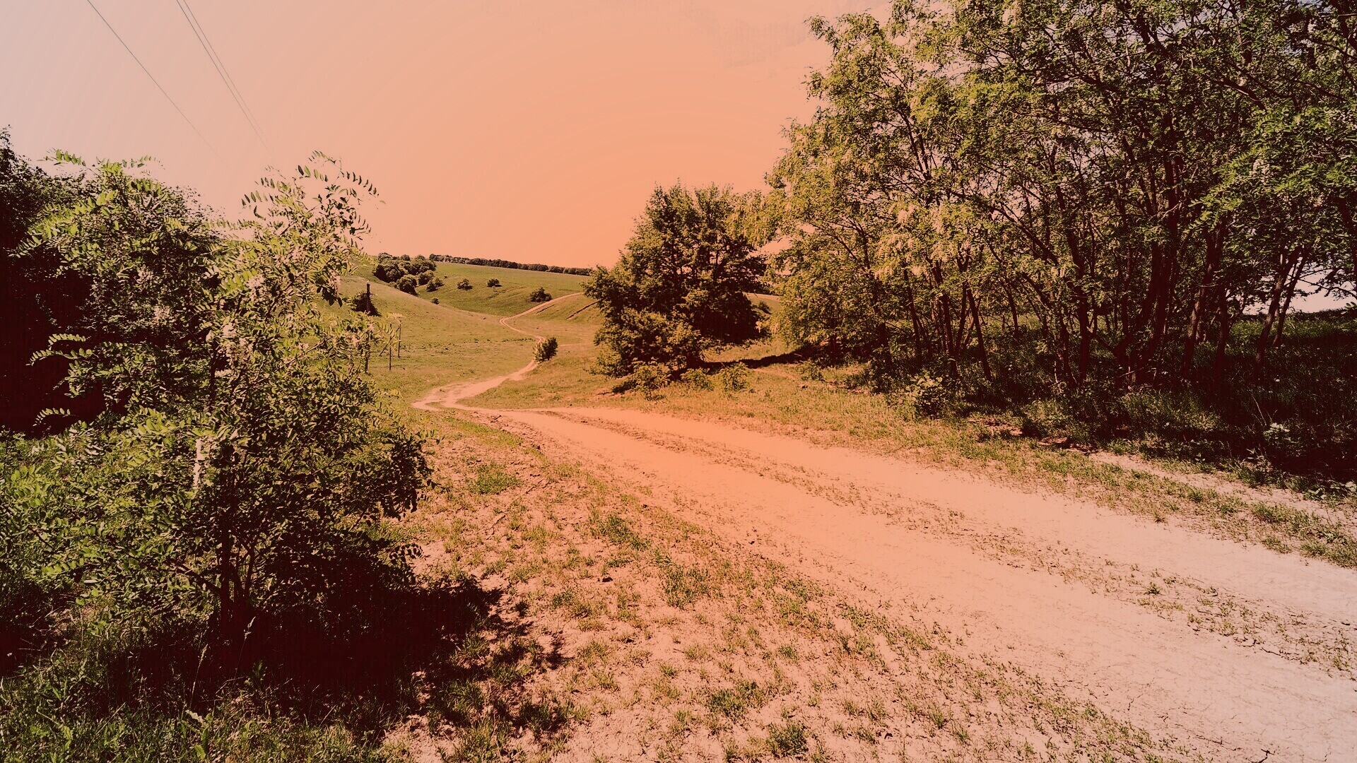 Просёлочная дорога обои