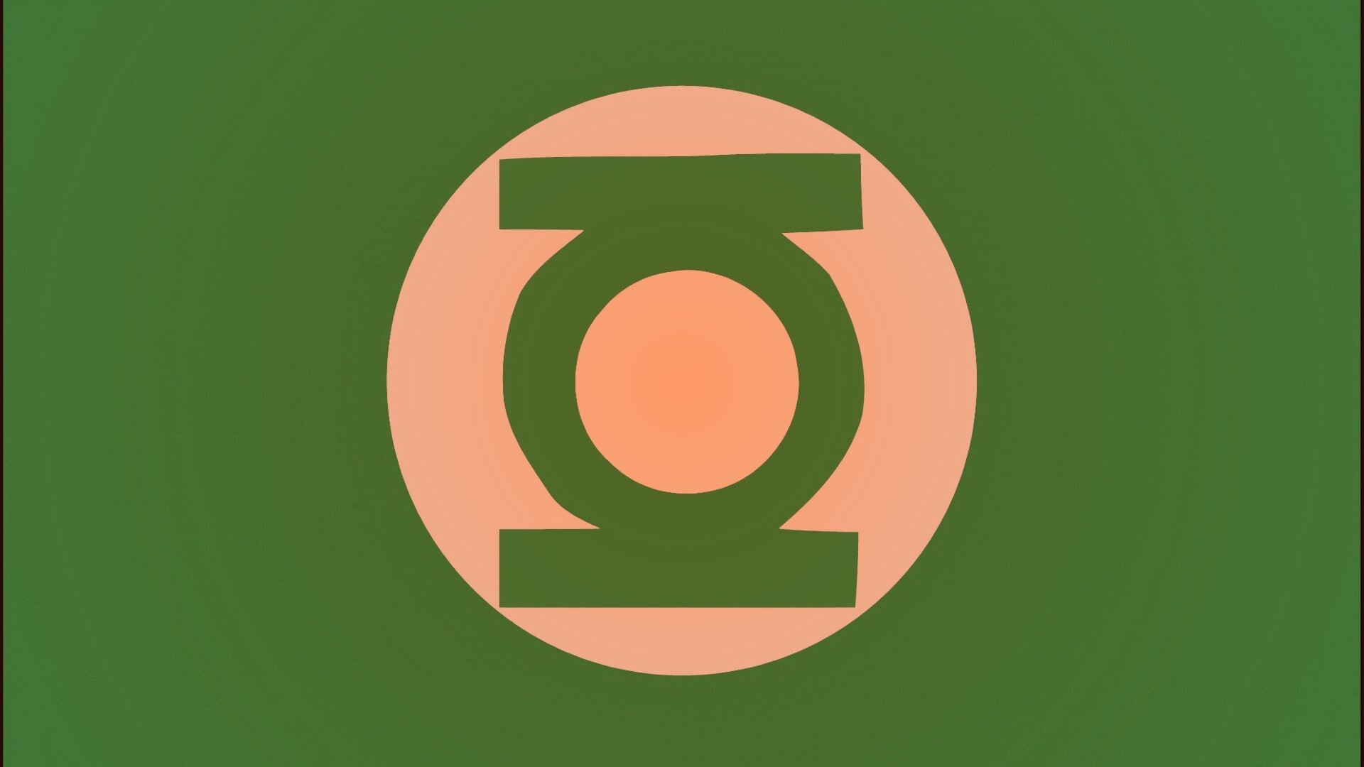 Знак Зеленого фонаря обои