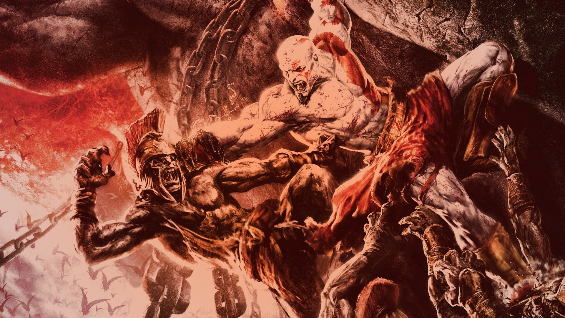 Бог войны обои