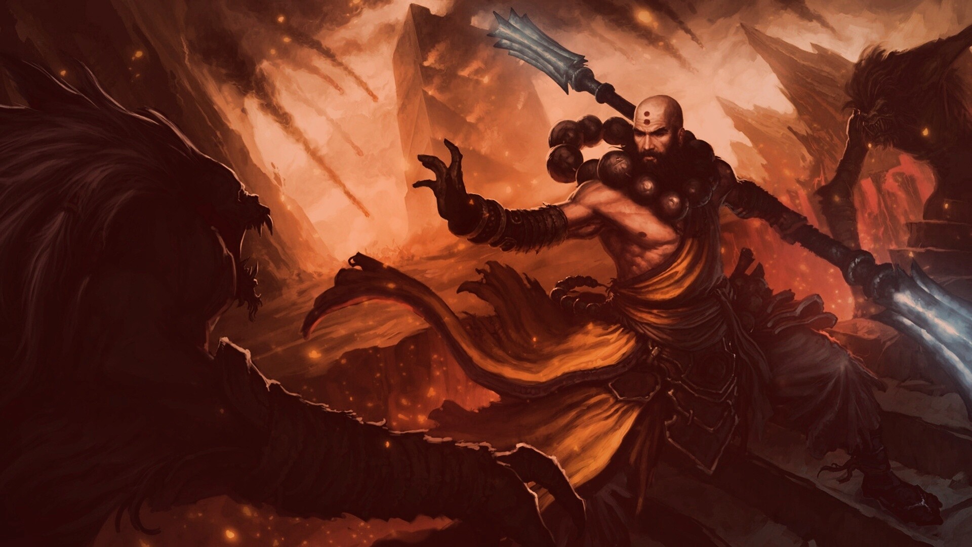 Монах из Diablo 3 обои