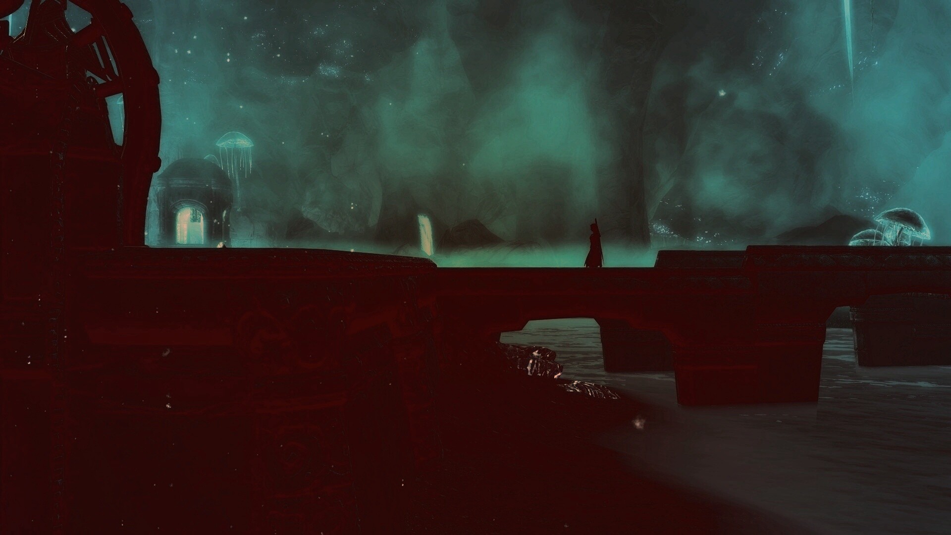 Светящийся путь обои