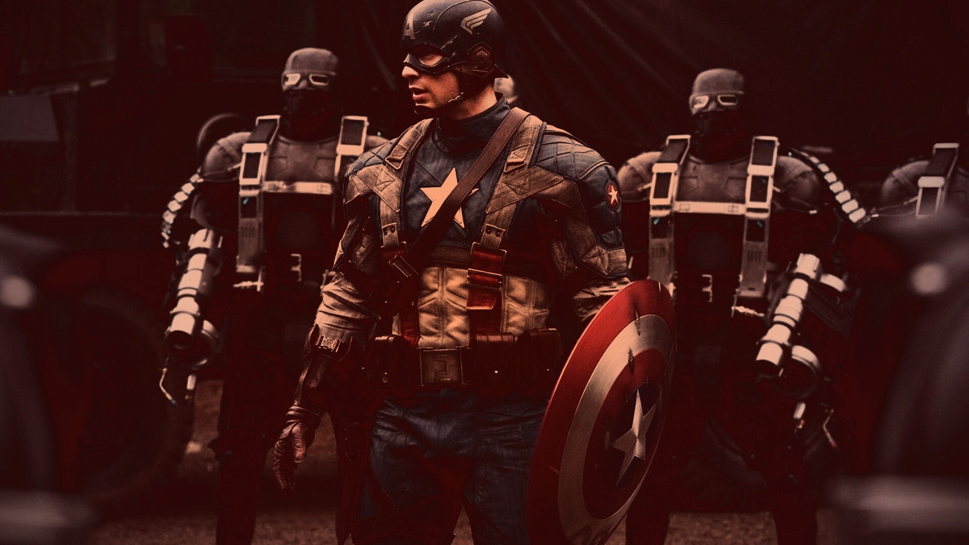 Капитан Америка обои