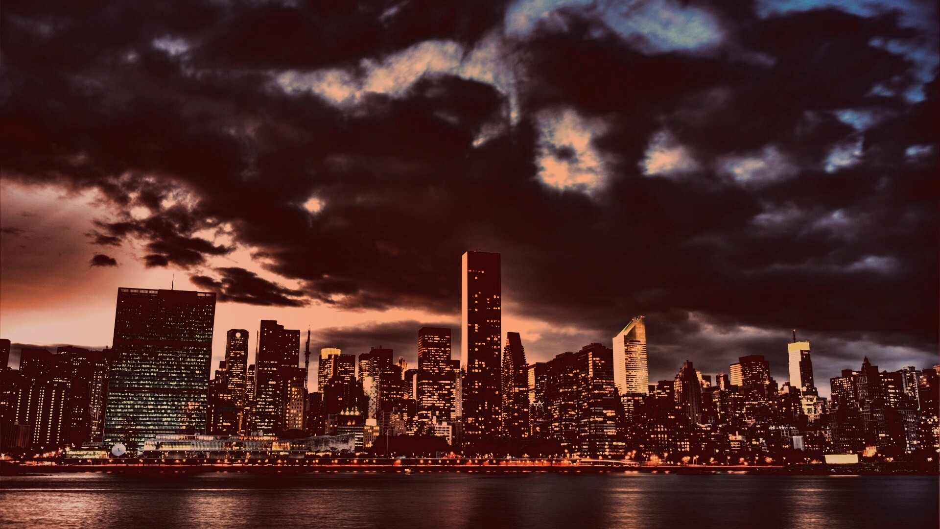 Красивый город обои