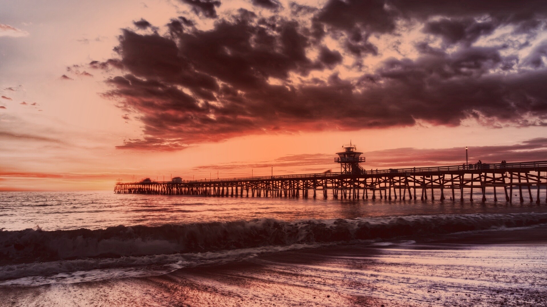 Морской прилив обои