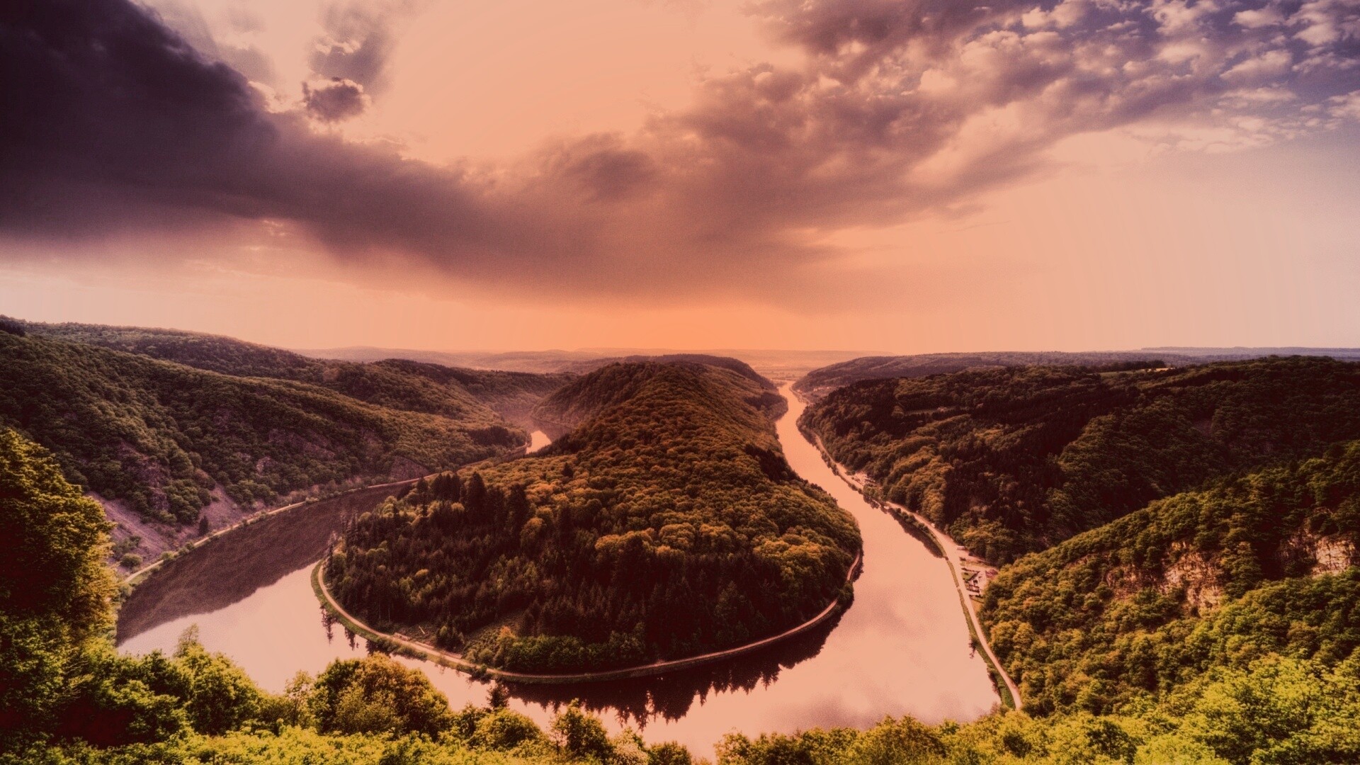 Извилистый каньон обои