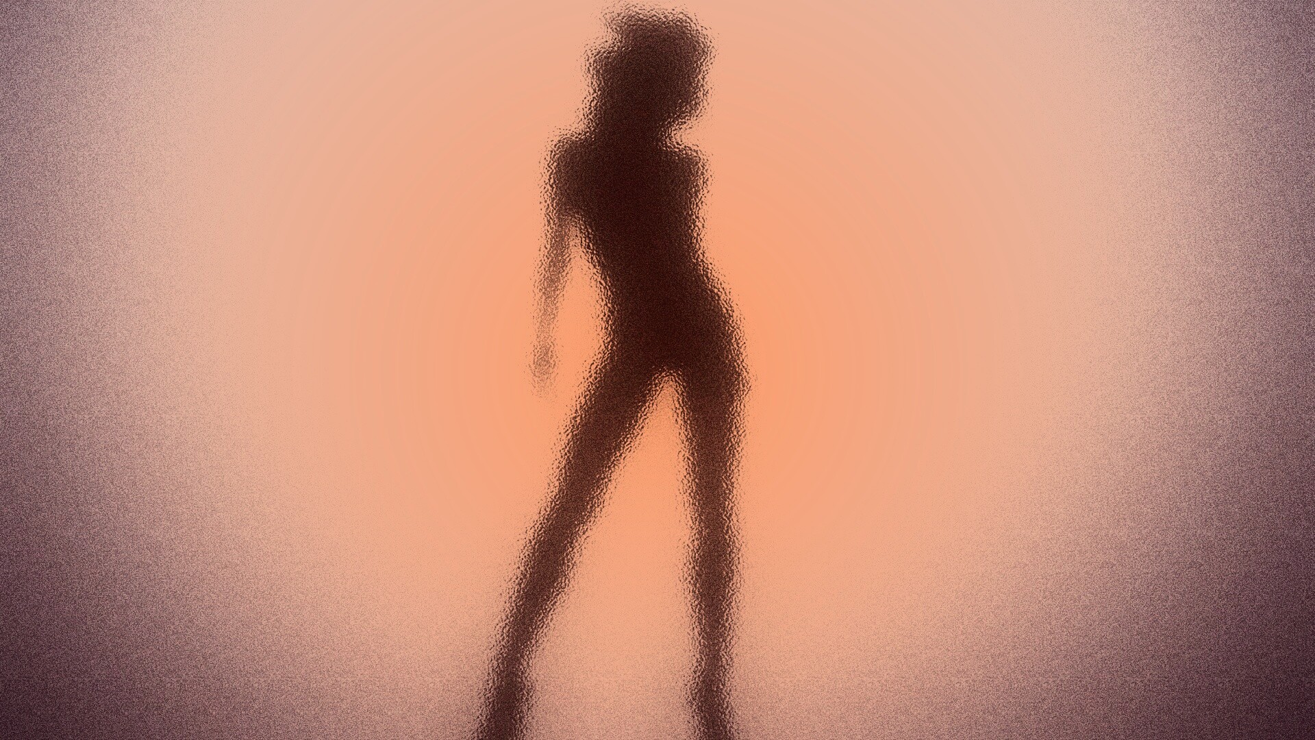 Женский силуэт обои