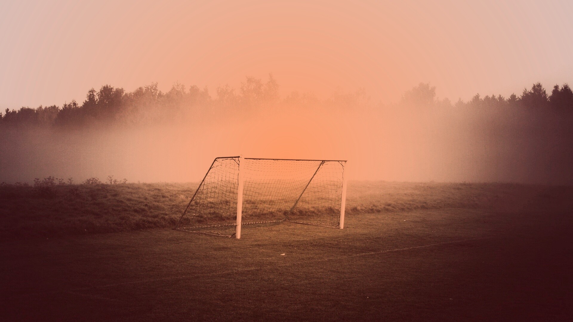 Футбольные ворота обои