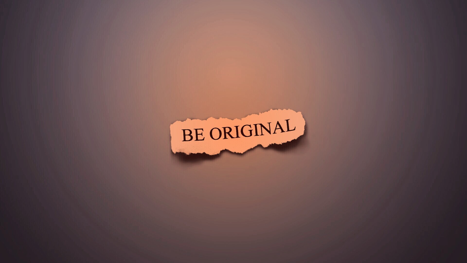 Будь оригинален обои