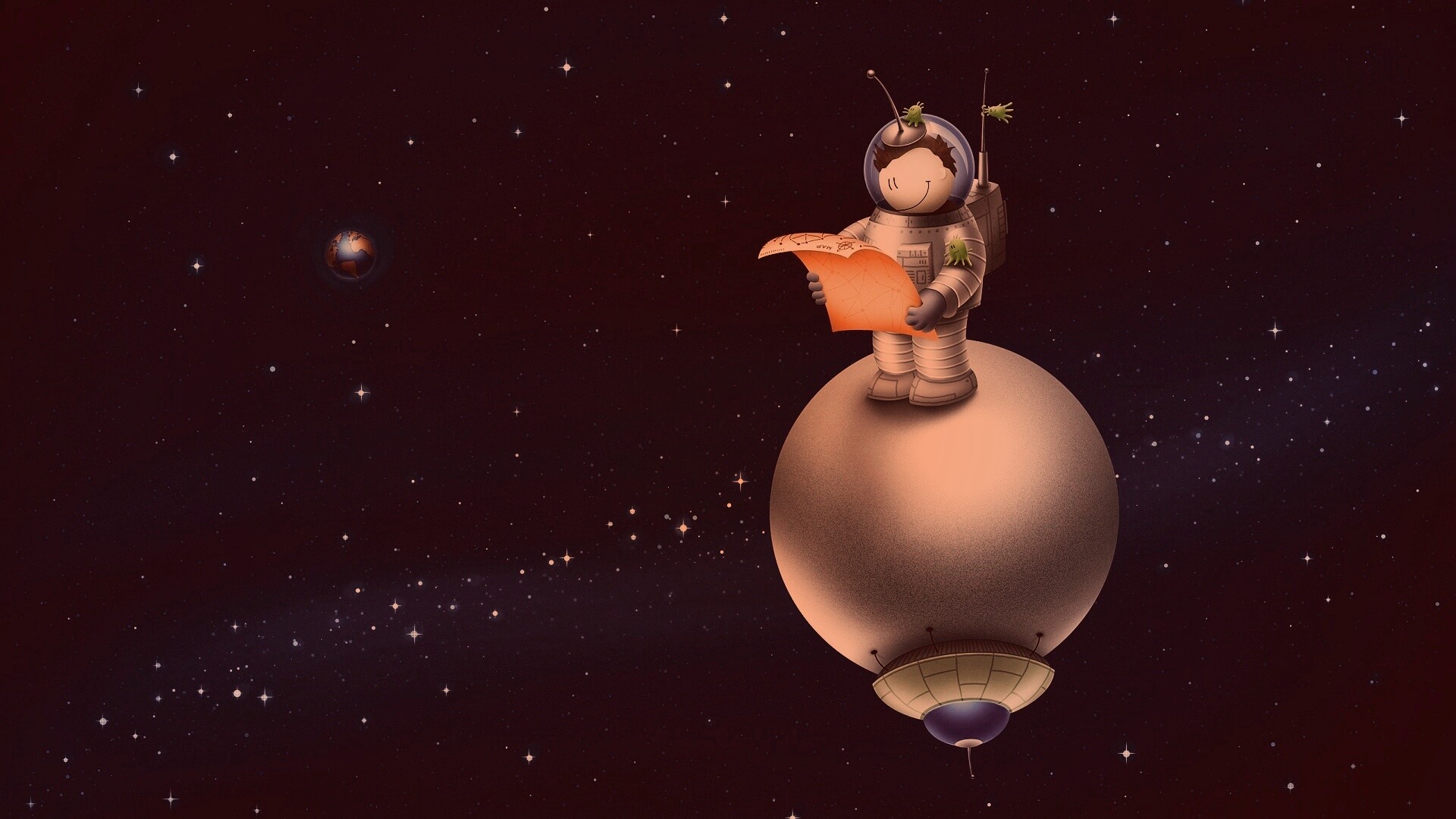 На маленькой планете обои