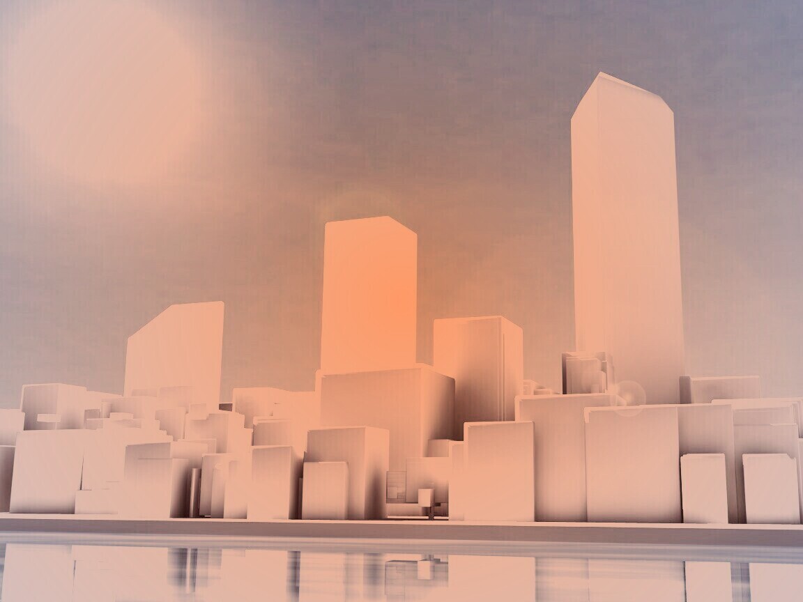 Картонный город обои