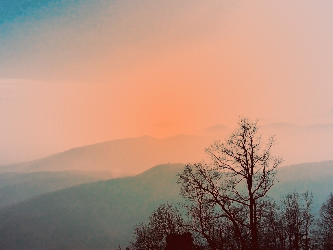 Голубые горы обои