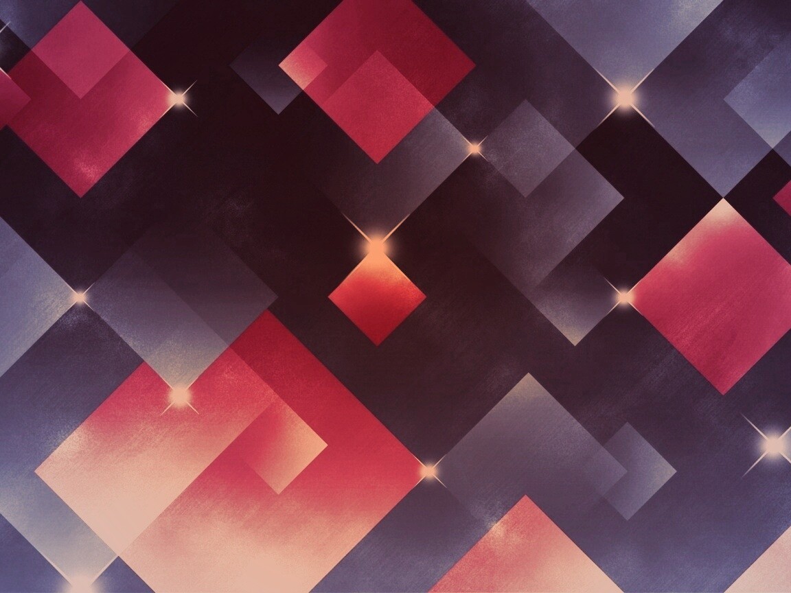 Красные и синие ромбы обои