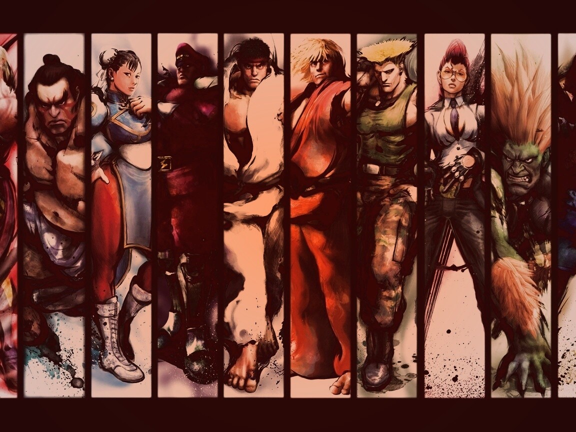 Герои игры Street FIghter обои