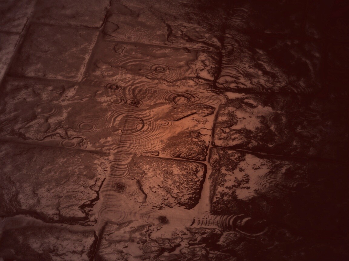 Дождь на мостовой обои