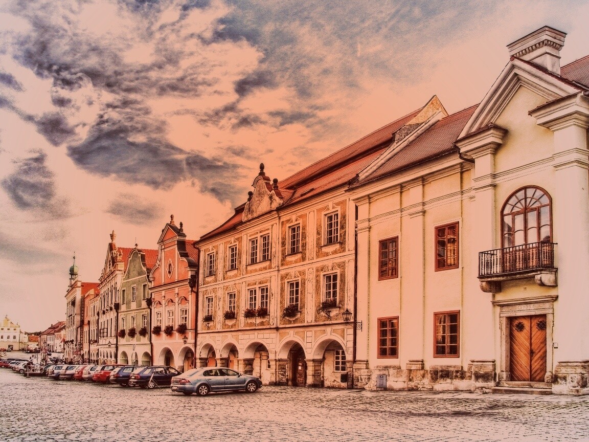 Домики в Чехии обои