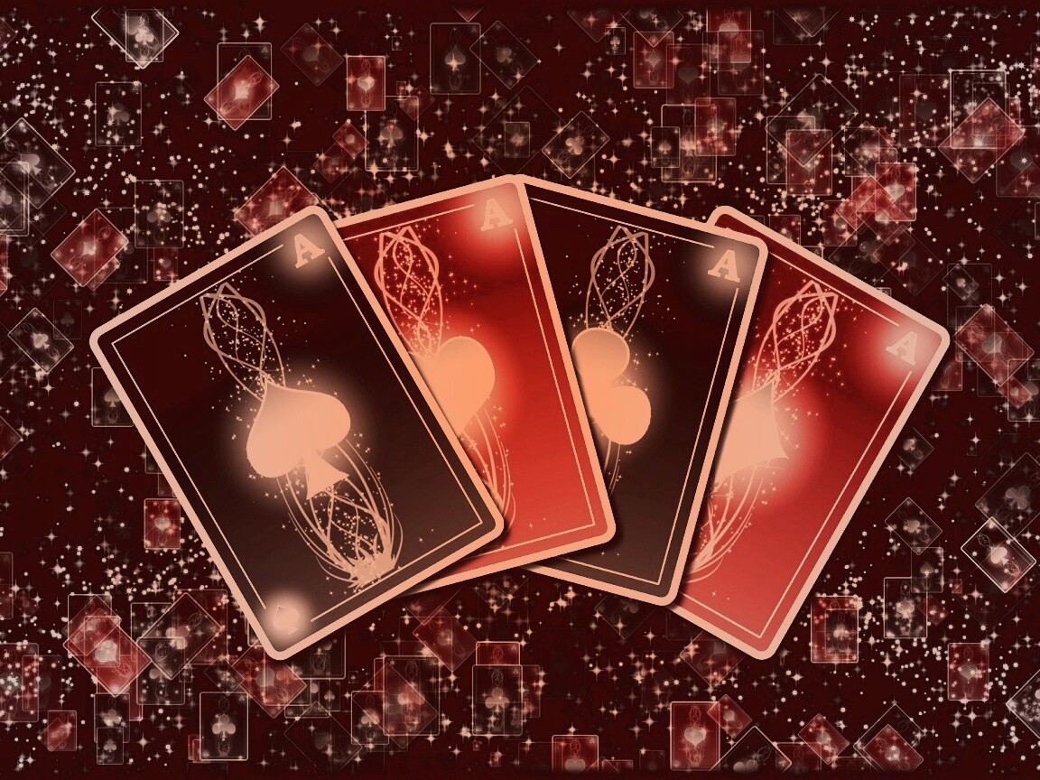 Каре из тузов обои