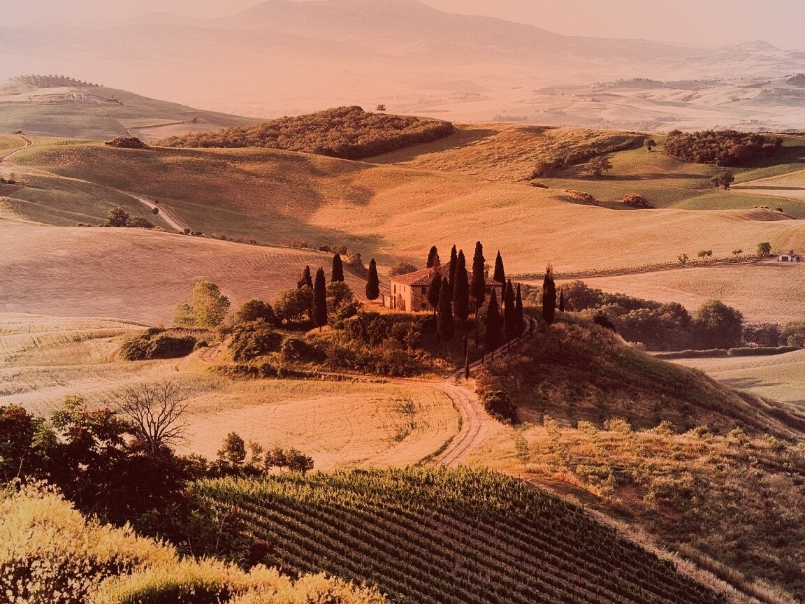 Поместье в Италии обои