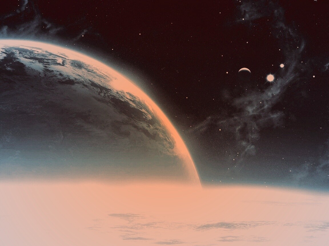 Планета за горизонтом обои