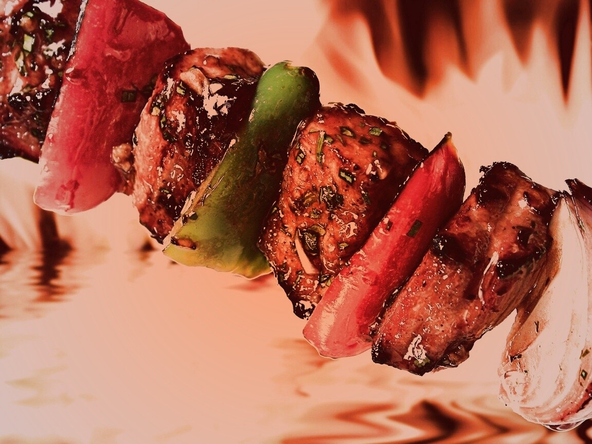 Сочный шашлычок обои