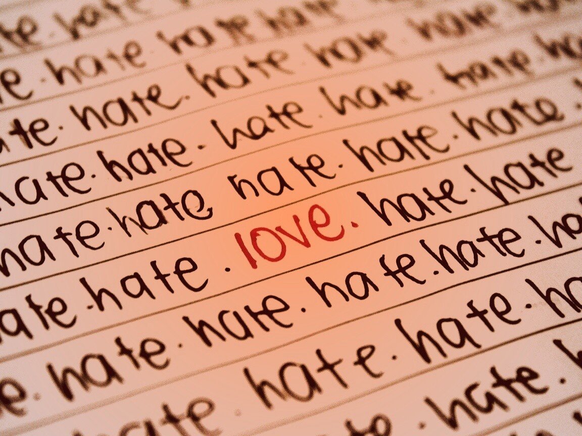 Любовь среди ненависти обои