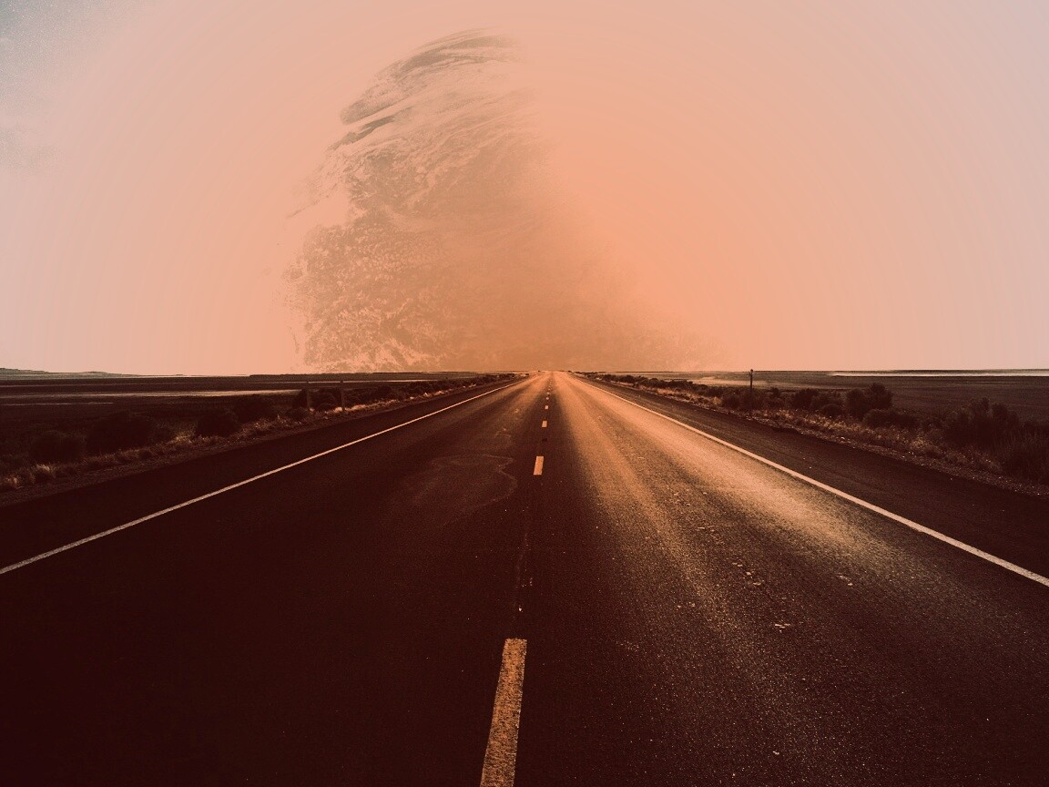 Дорога в луну обои