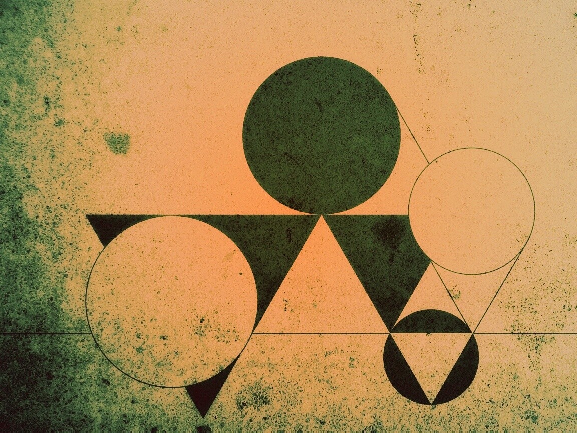 Структура из геометрических фигур обои