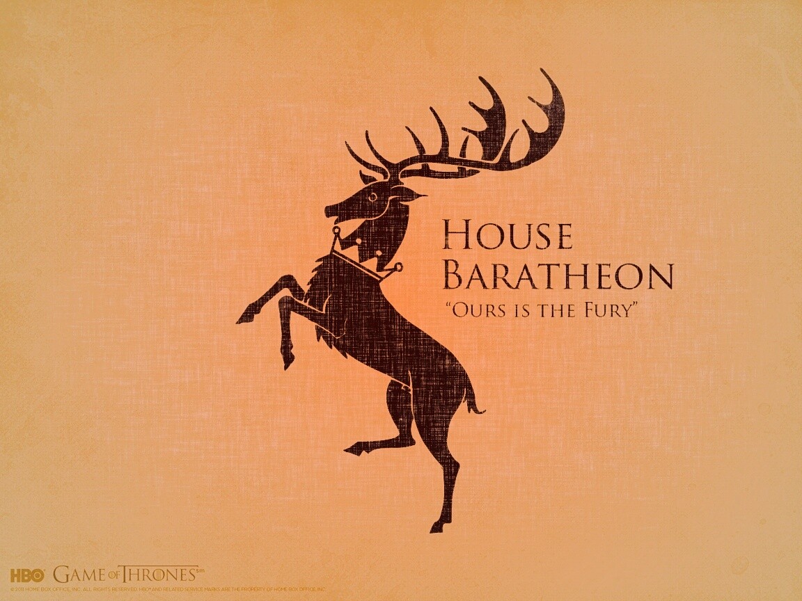 Герб дома Баратеонов обои