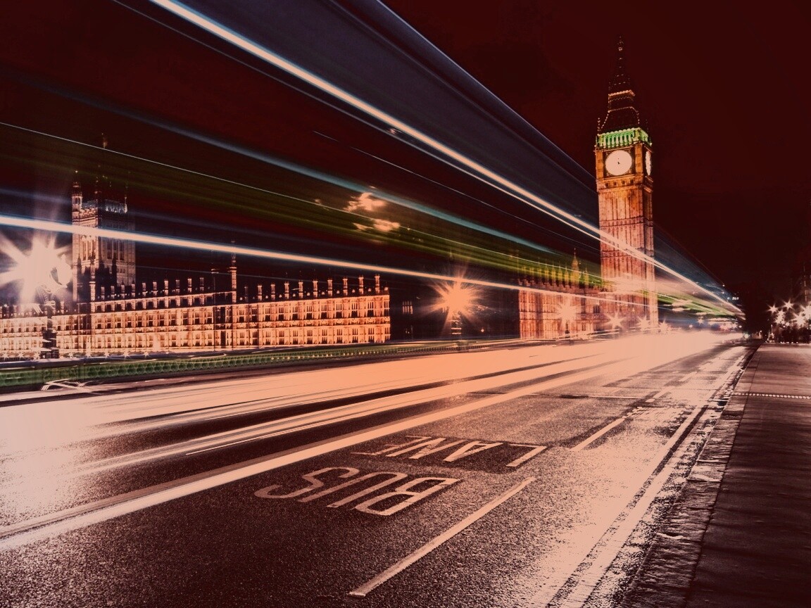 Ночной лондон обои