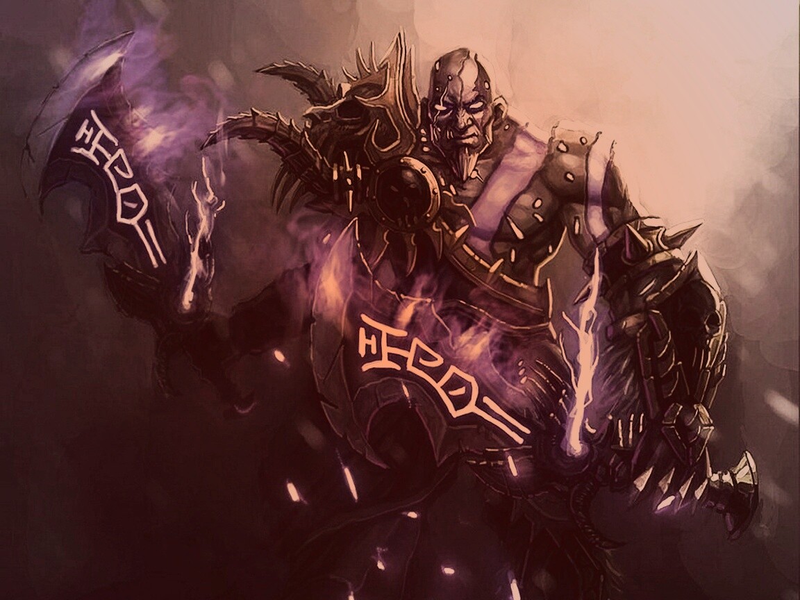 Андед с топорами обои