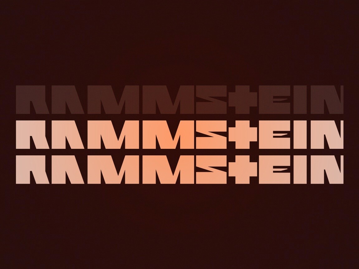 Rammstein логотип обои