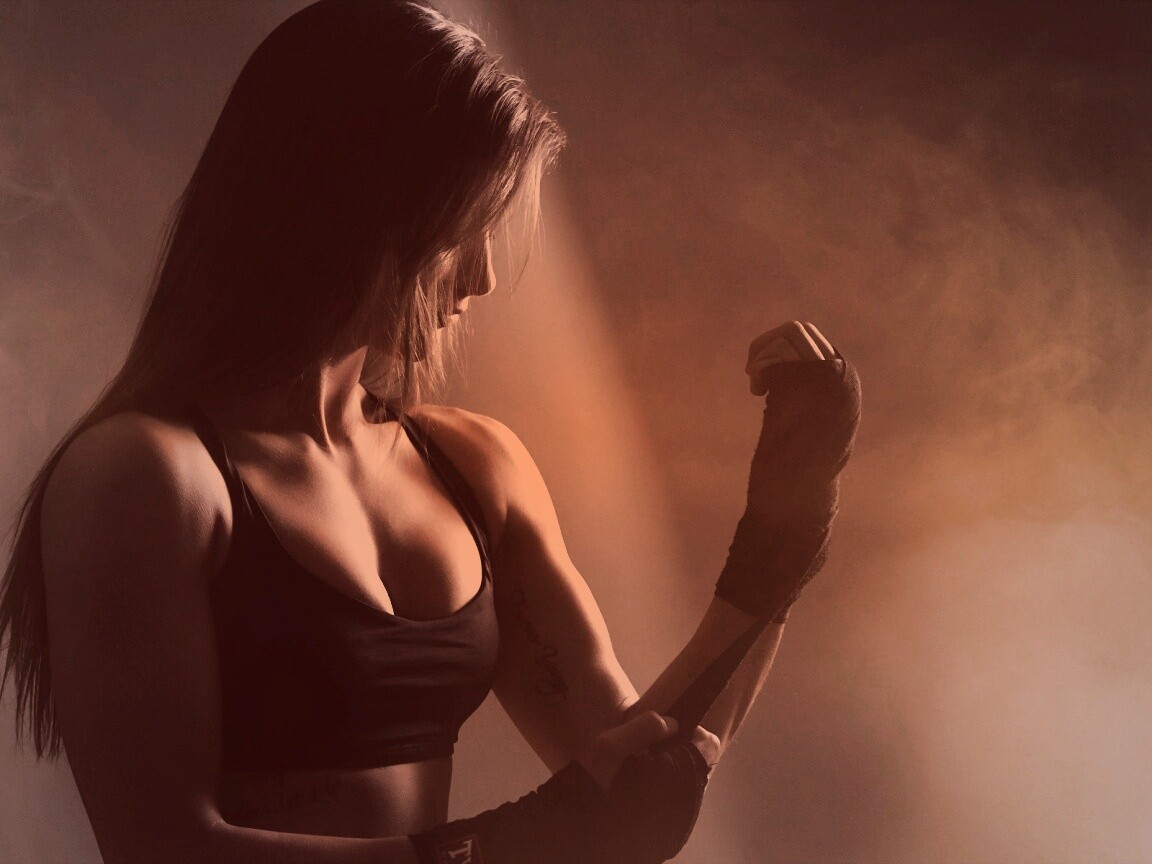 Спортивная девушка обои