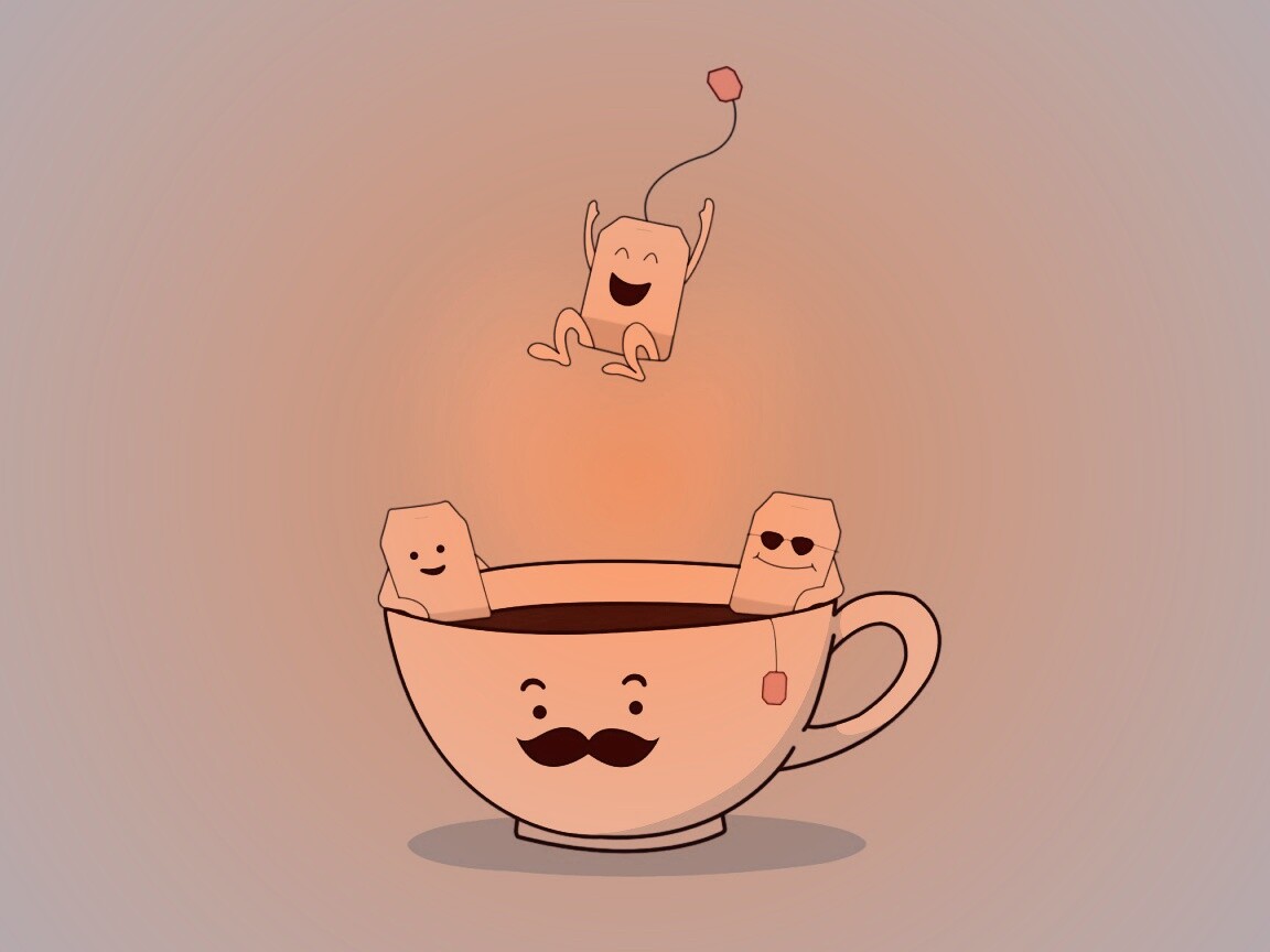 Чайная вечеринка обои