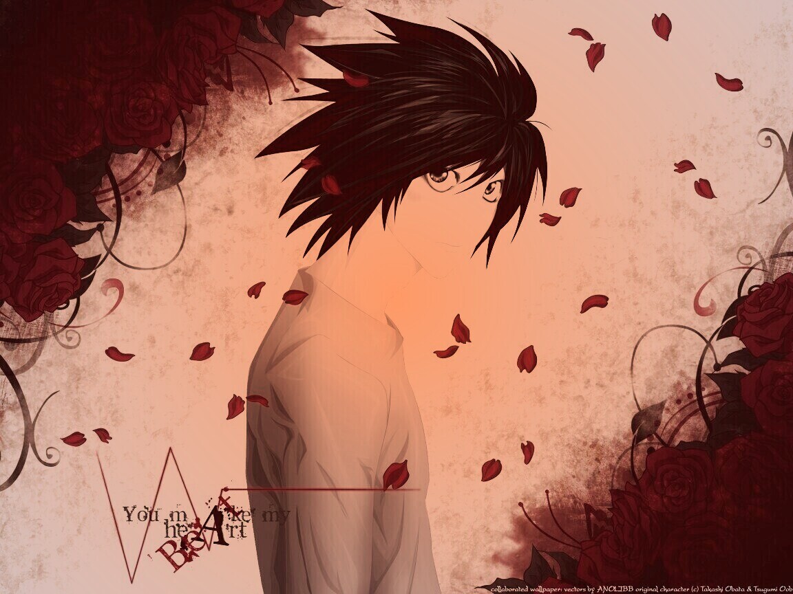 Тетрадь смерти, фанарт обои