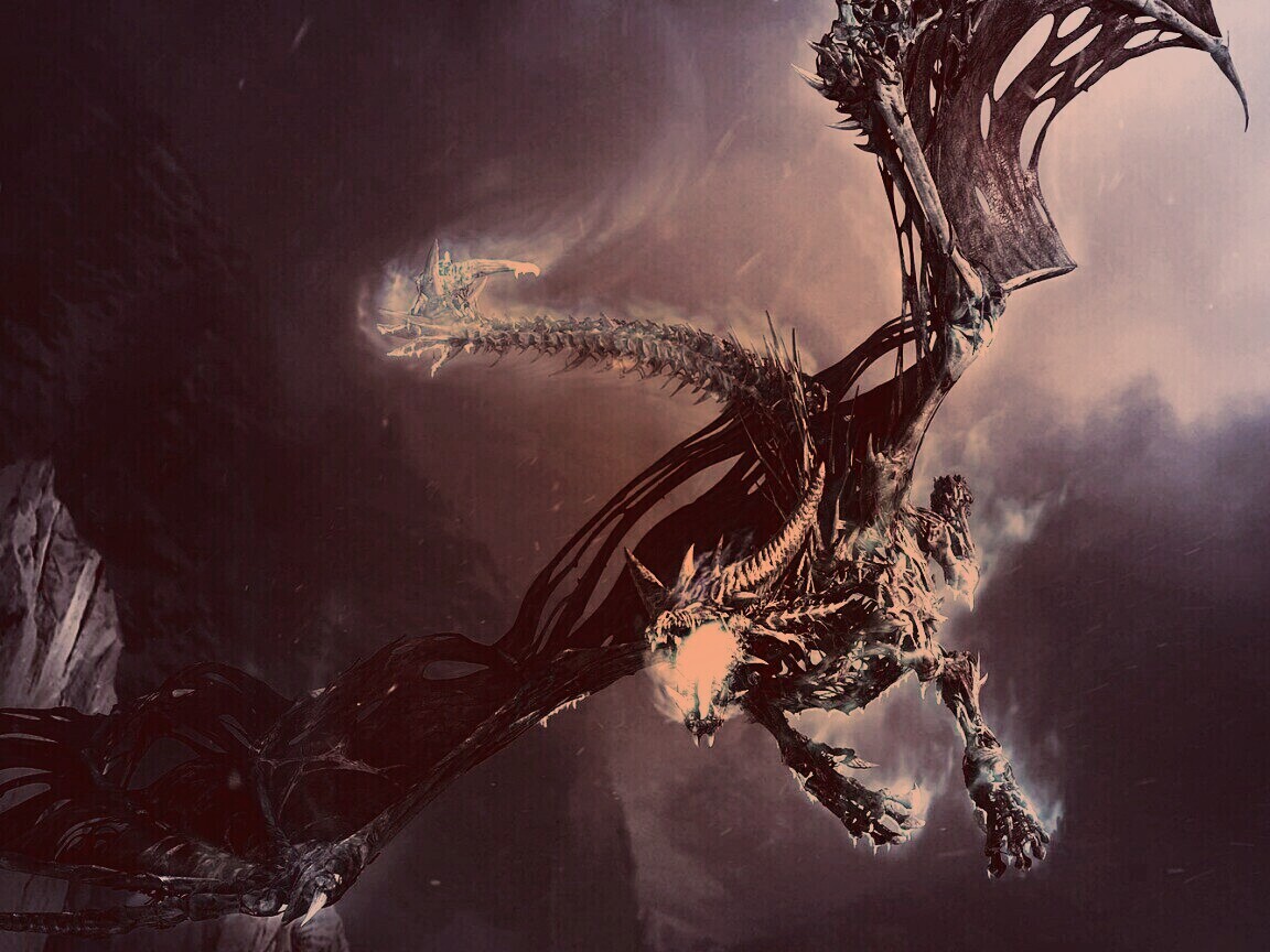 Ледяной дракон обои