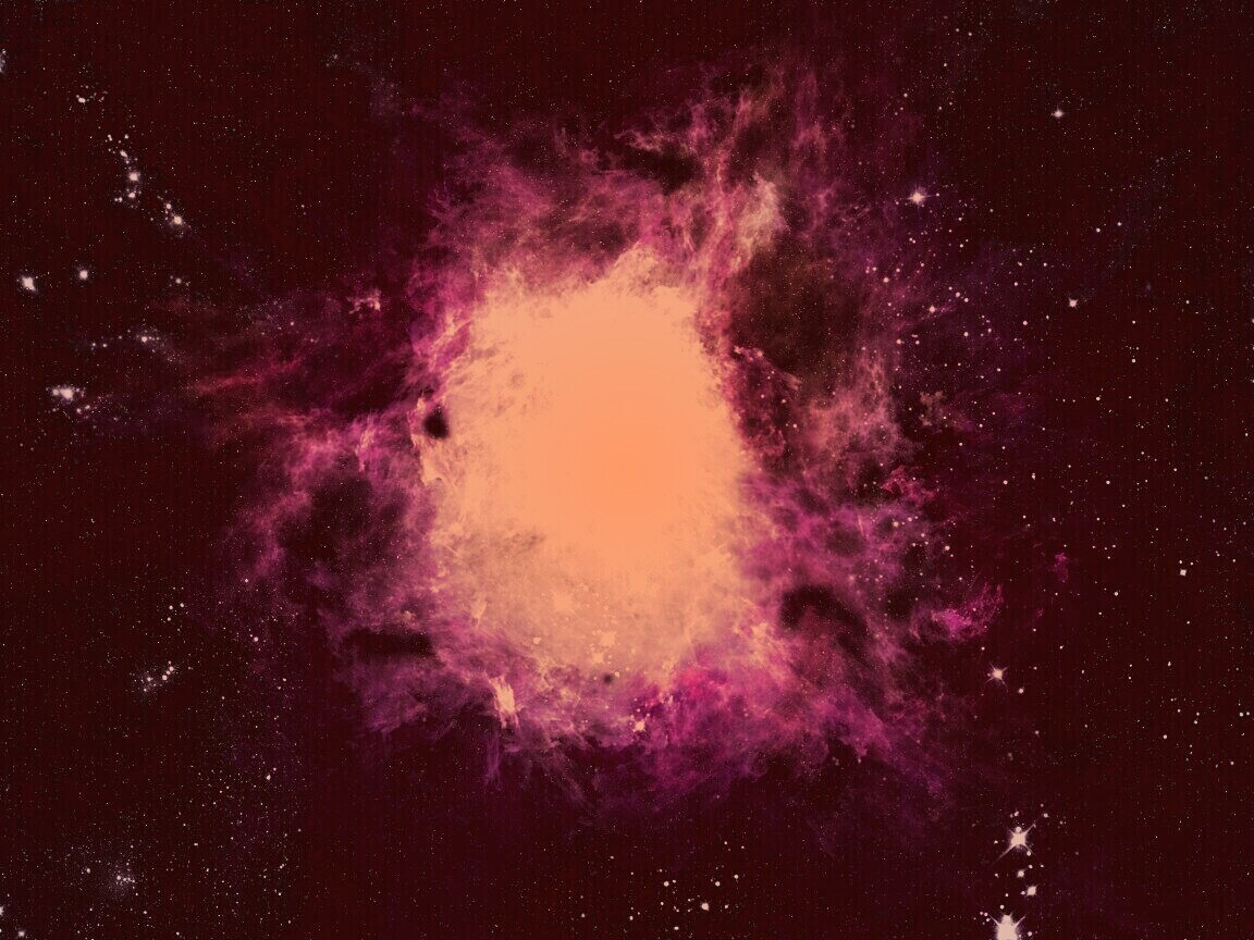 Фиолетовая туманность обои
