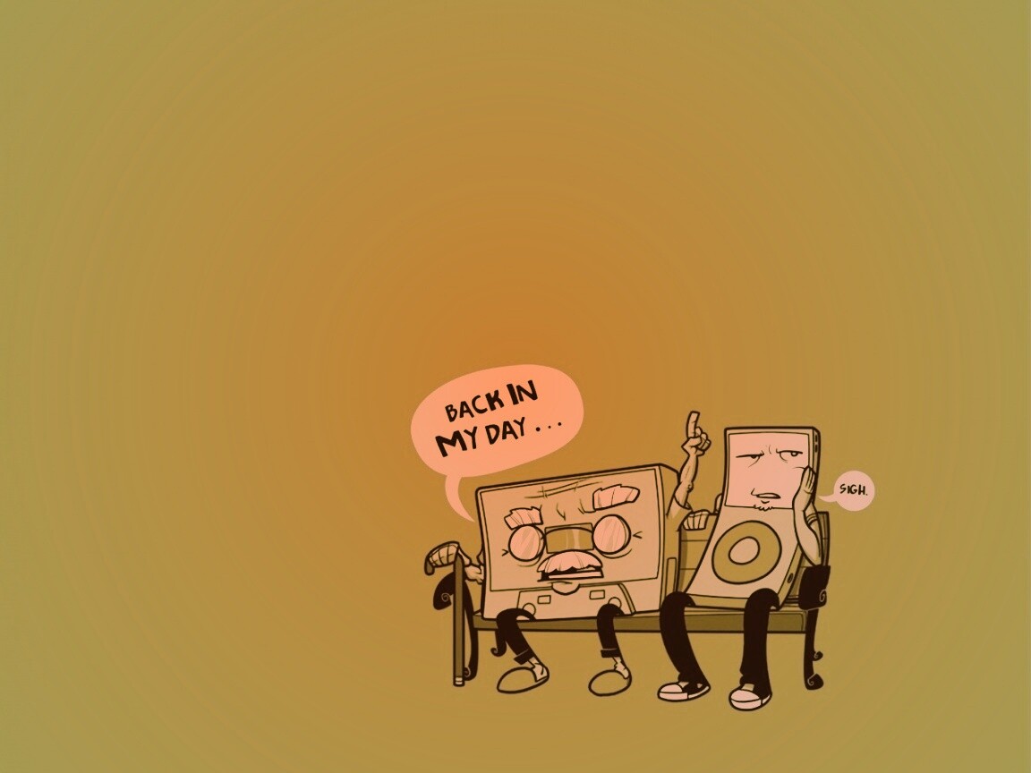 А вот в мои дни... обои