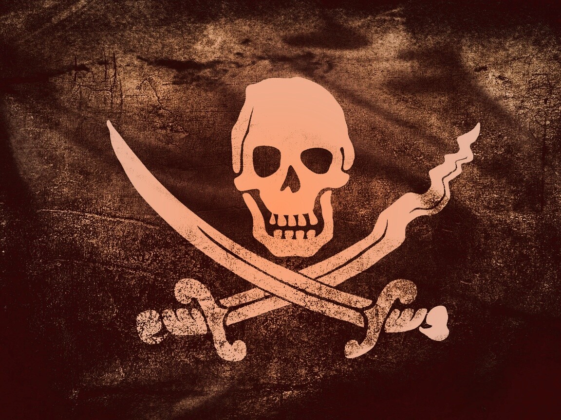 Пиратский флаг обои