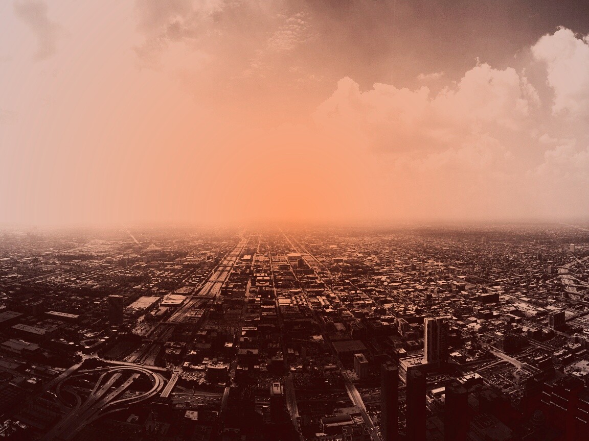 Город: вид сверху обои