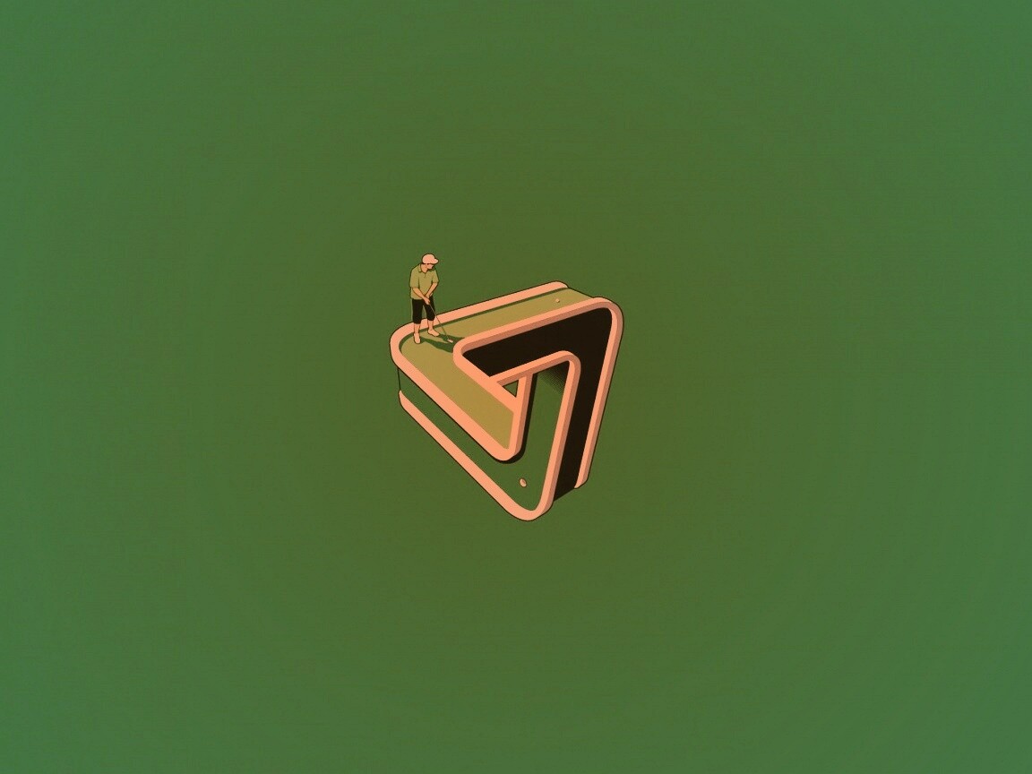 Специфический гольф обои