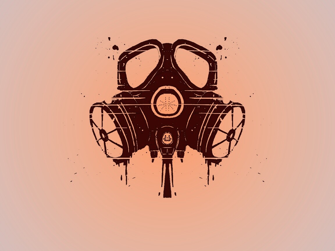 Противогаз обои