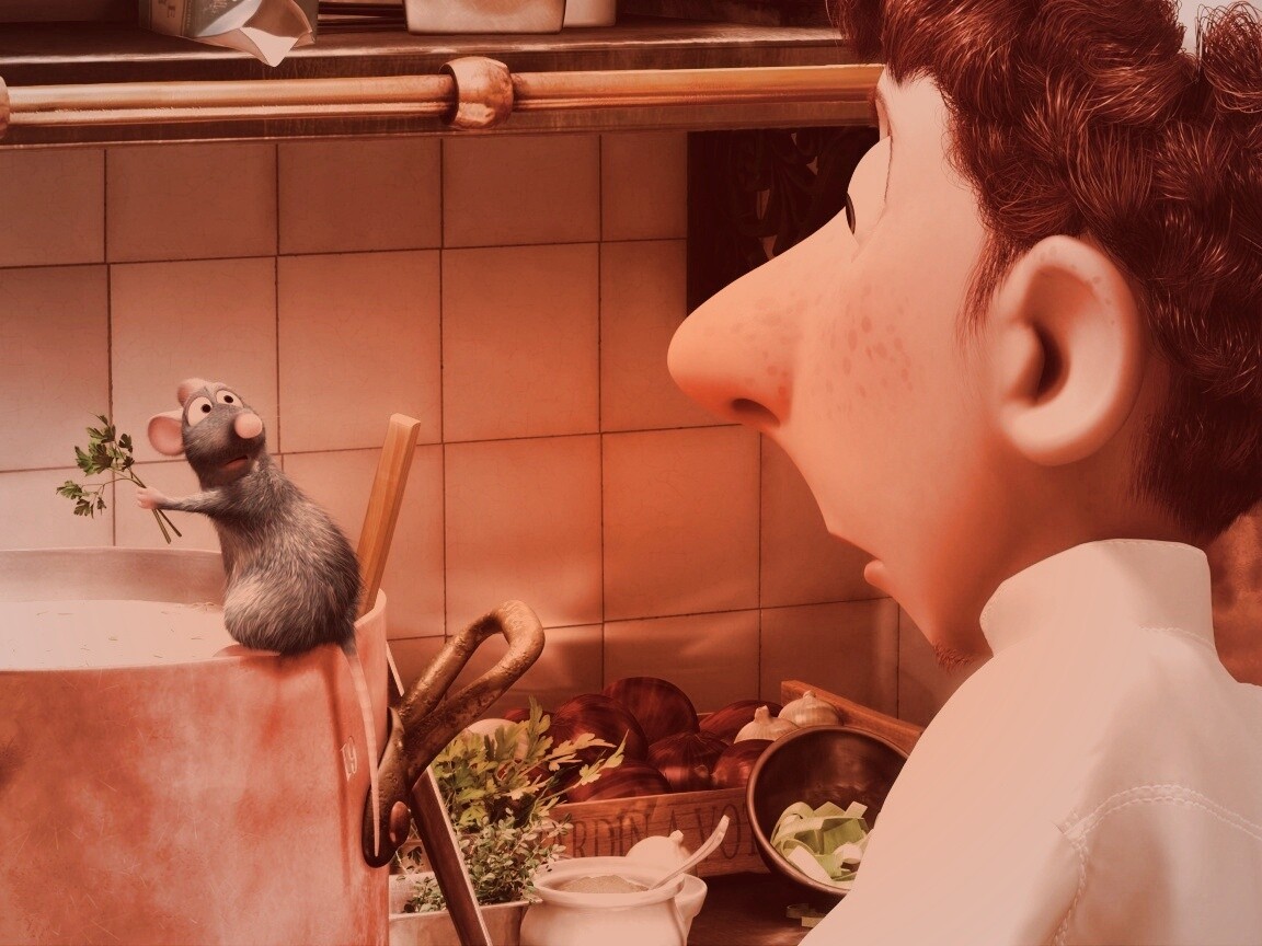 Рататуй варит суп обои