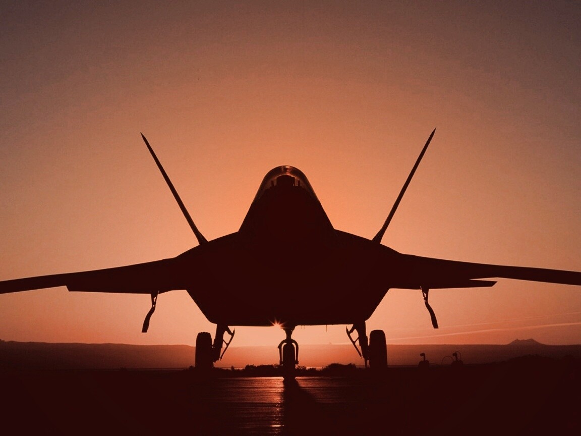 Истребитель F22 обои