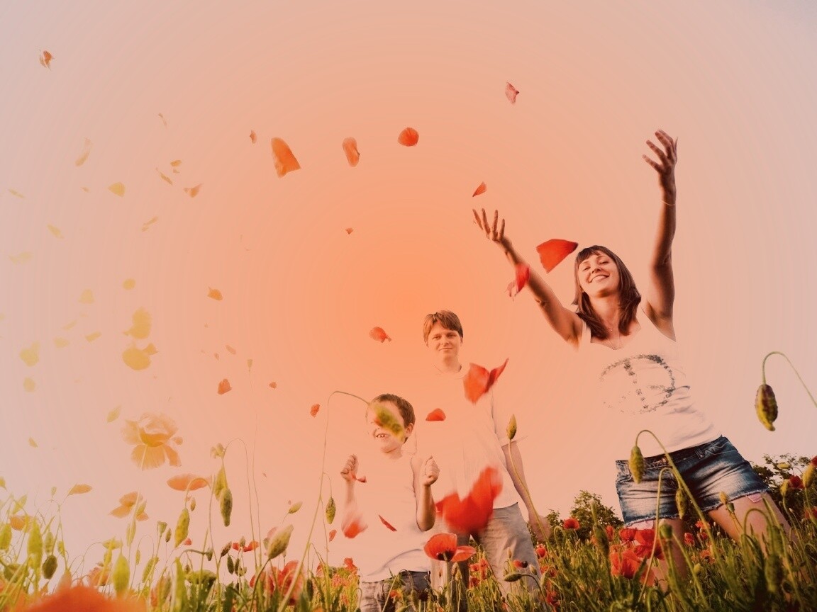 Счастье и радость обои