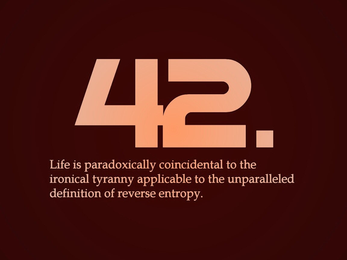 Ответ жизни, вселенной и вообще обои