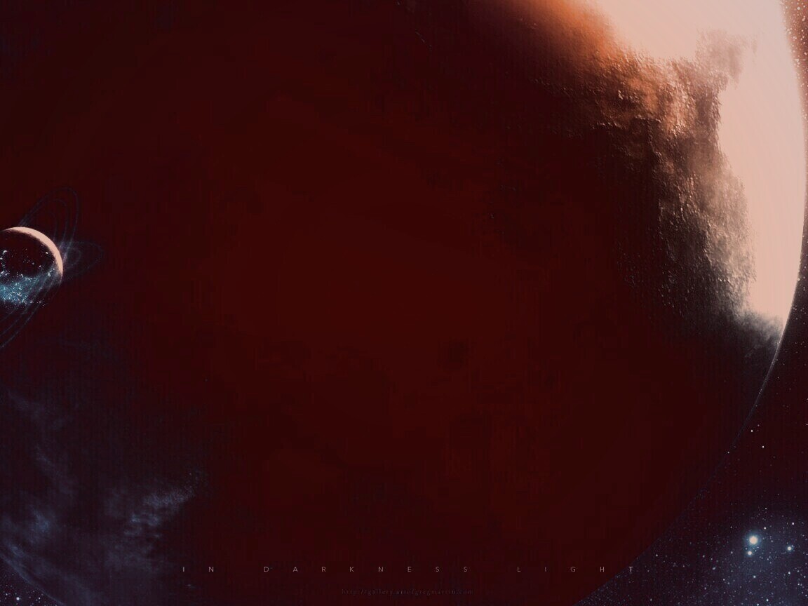 В темном свете обои