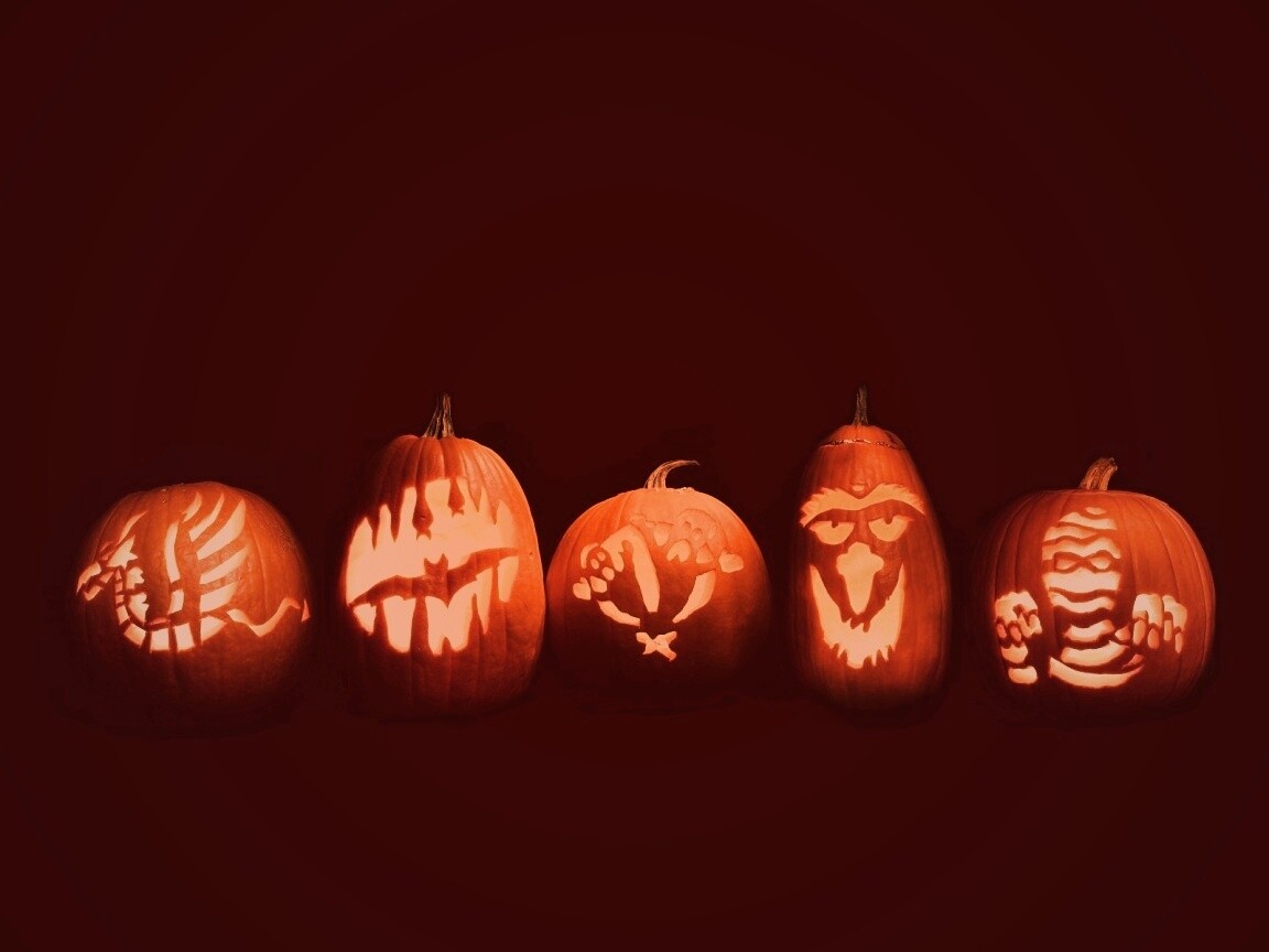 Тыквы на Хэллоуин обои