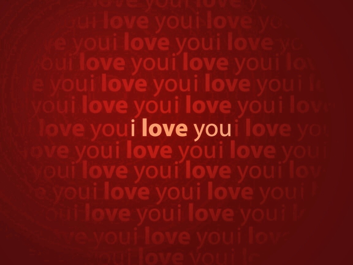 Я люблю тебя обои