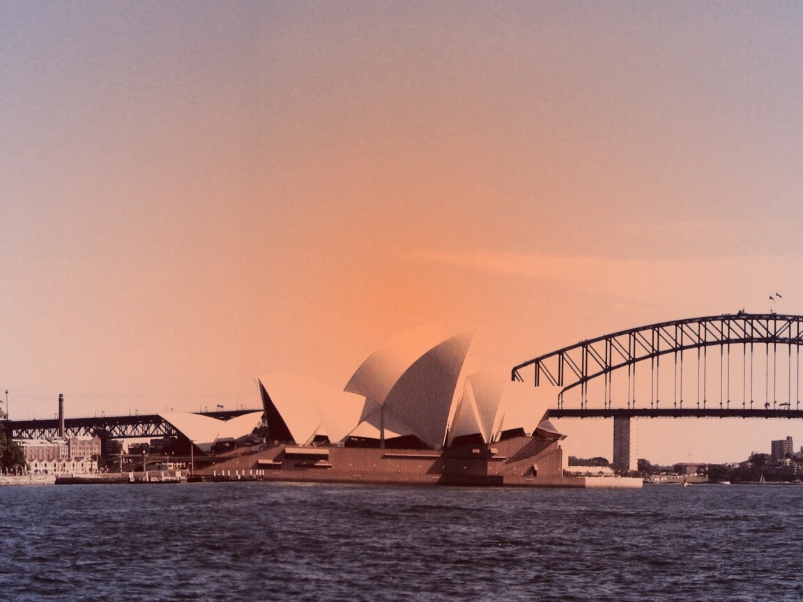 Панорама порта Сиднея обои